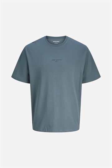Jack & Jones JJKenji Tee SS Crew Neck  - Stormy Weather